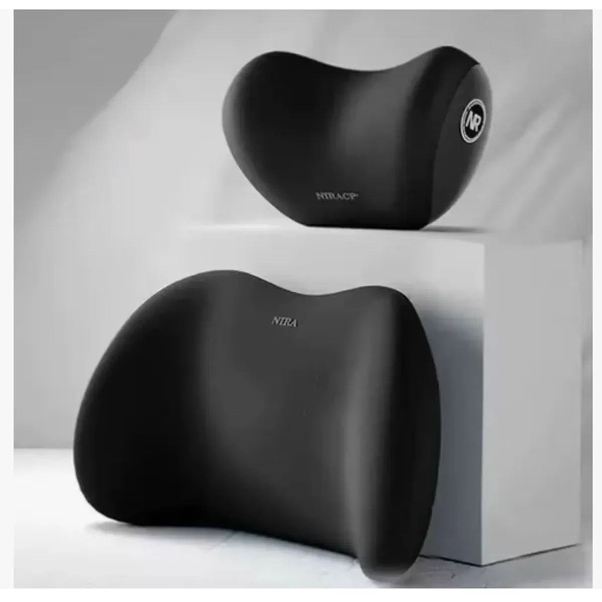 GENERICO - Kit Almohada Cojín Cuello Cervical Viaje Auto Hogar Avión