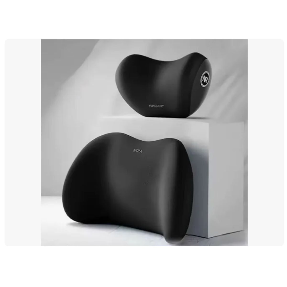 GENERICO - Kit Almohada Cojín Cuello Cervical Viaje Auto Hogar Avión