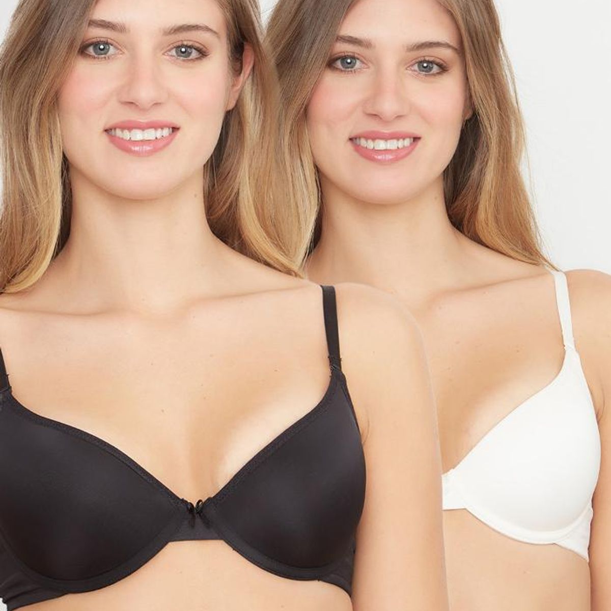 KAYSER - Pack 2X  Sosten  Push Up Microfibra P250022-NEG2 Kayser - Negro