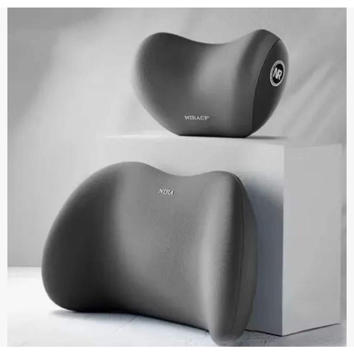 GENERICO - Kit Almohada Cojín Cuello Cervical Viaje Auto Hogar Avión