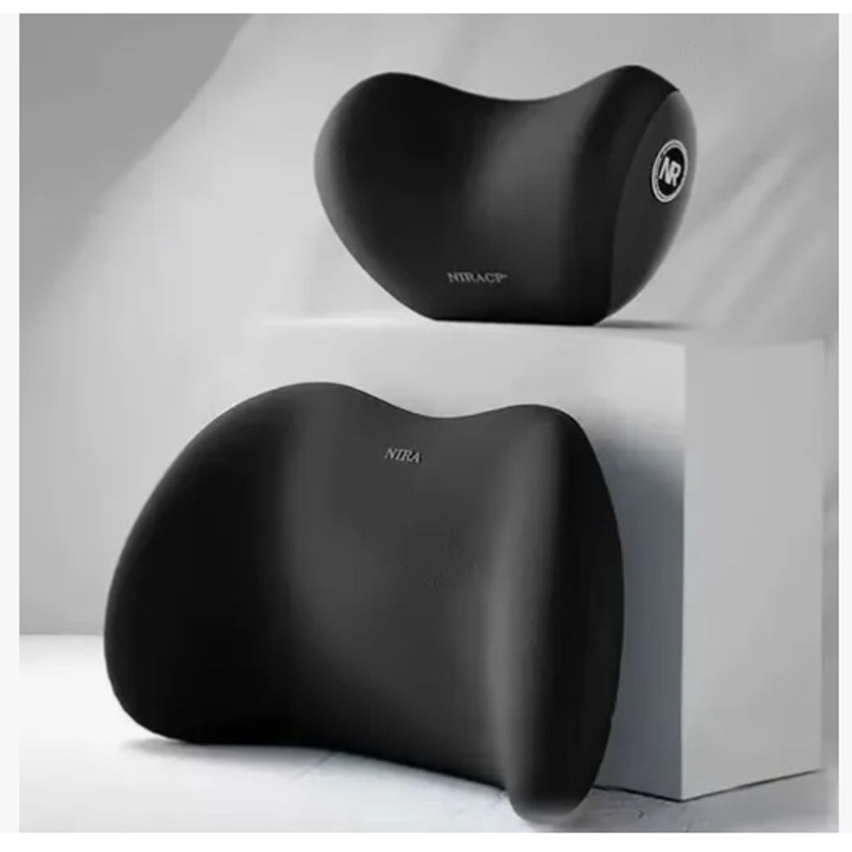 GENERICO - Kit Almohada Cojín Cuello Cervical Viaje Auto Hogar Avión