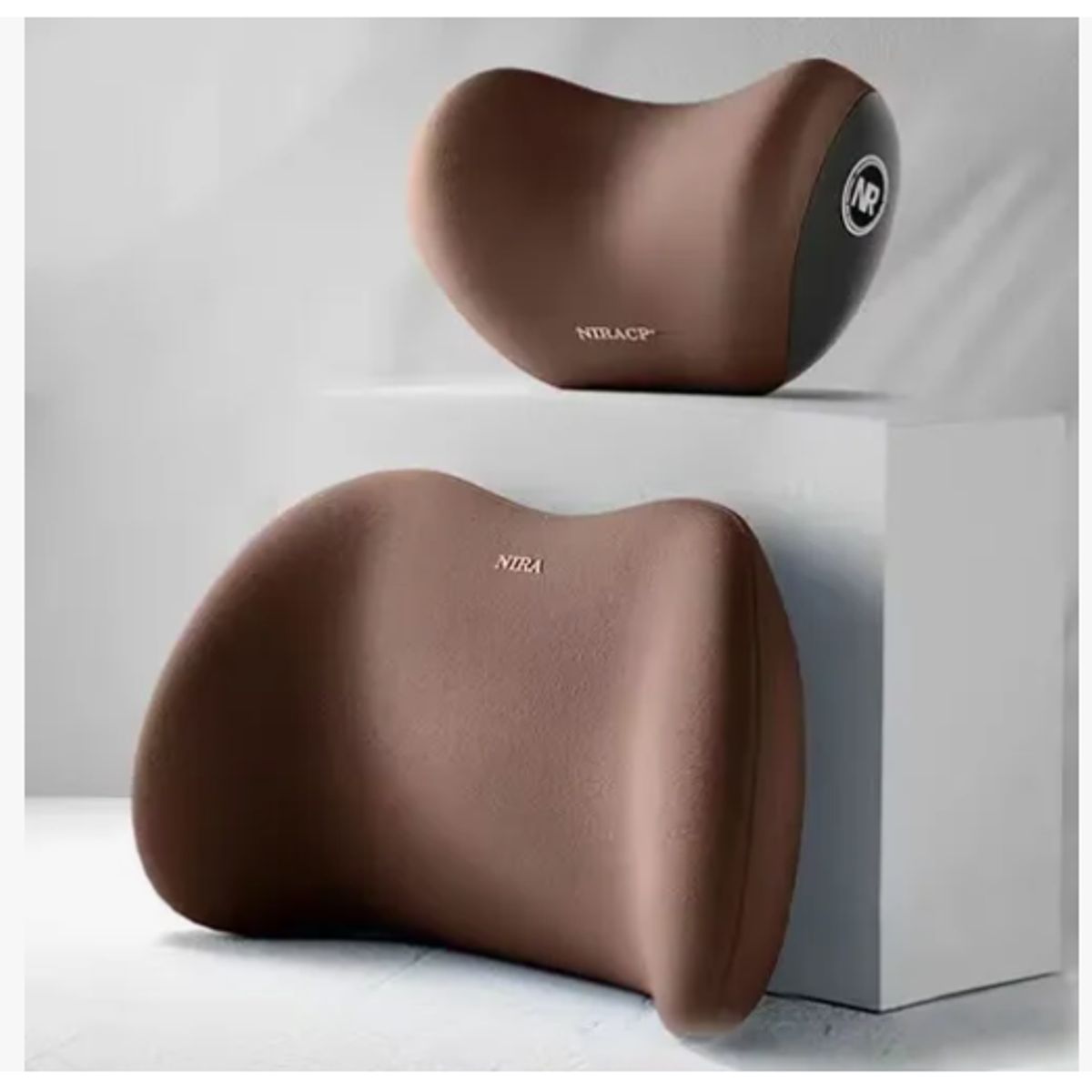 GENERICO - Kit Almohada Cojín Cuello Cervical Viaje Auto Hogar Avión