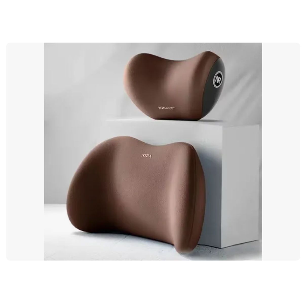 GENERICO - Kit Almohada Cojín Cuello Cervical Viaje Auto Hogar Avión