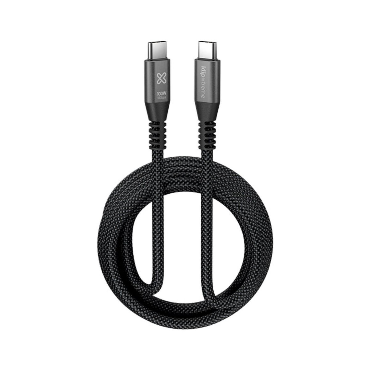 KLIP XTREME - Klip Xtreme Cable Trenzado USB-C PowerGo 650 100W 3m 10 GBPS