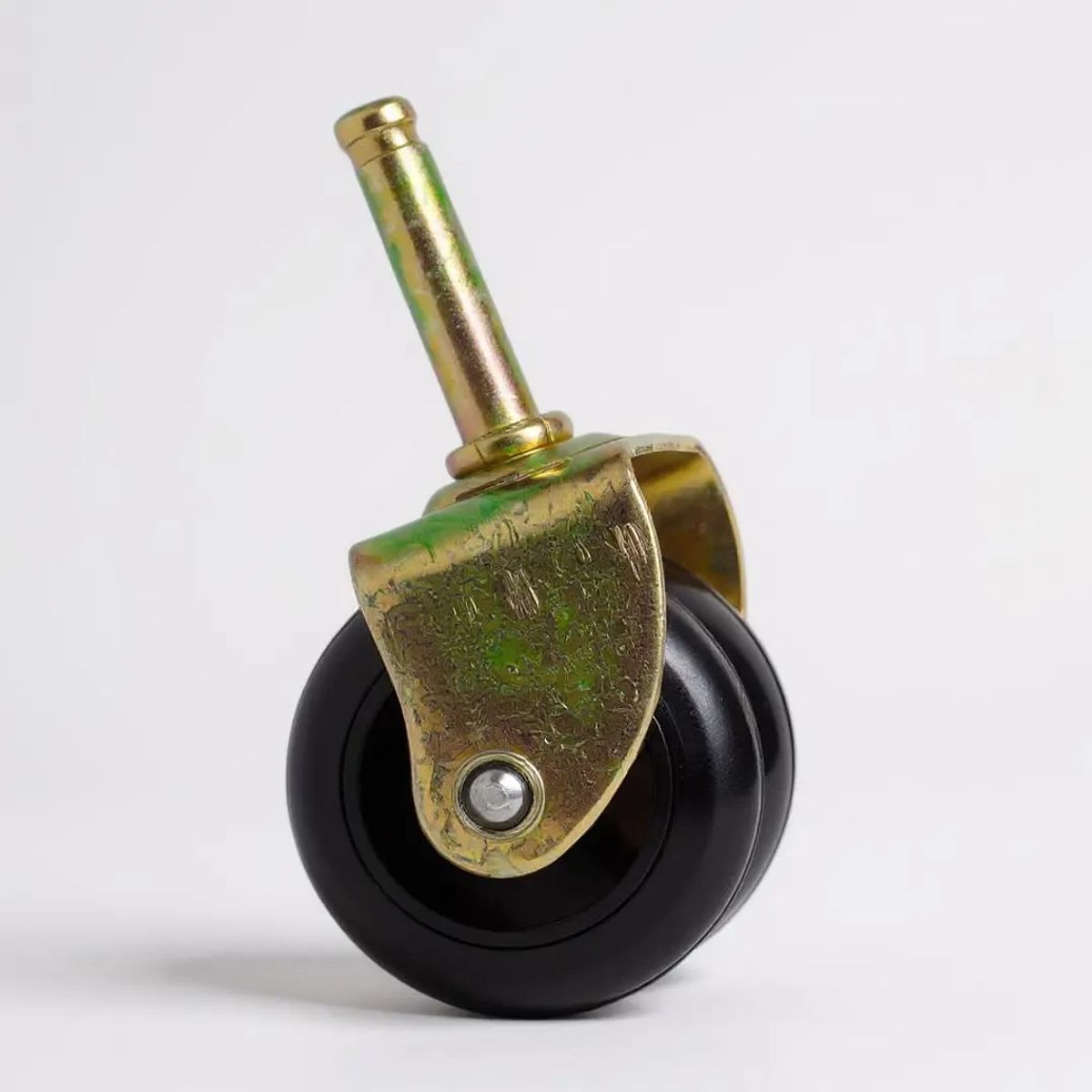 BLOCCARE - Rueda Doble Para Camas Cic Flex - Sin Frenos Cafe