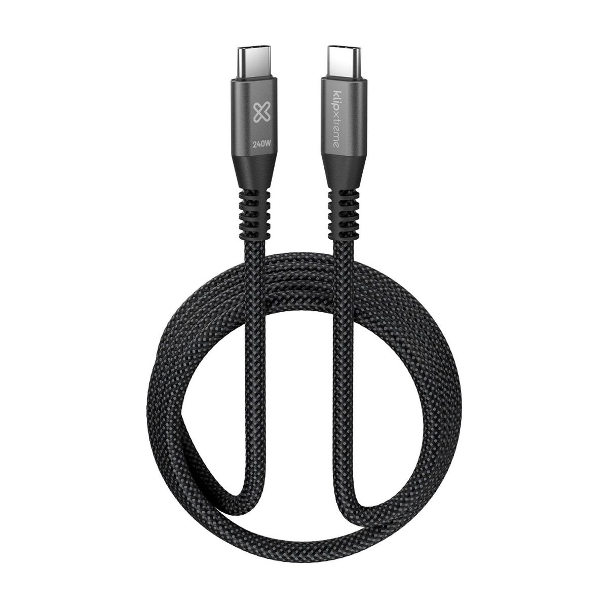 KLIP XTREME - Klip Xtreme Cable Trenzado USB-C PowerGo 750 240W 1.8m