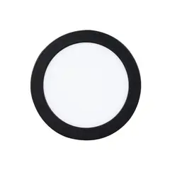 LEMU LUX - Panel ECO Redondo Sobrepuesto Negro 6W Luz Fria