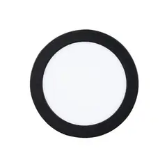 LEMU LUX - Panel ECO Redondo Sobrepuesto Negro 6W Luz Neutra