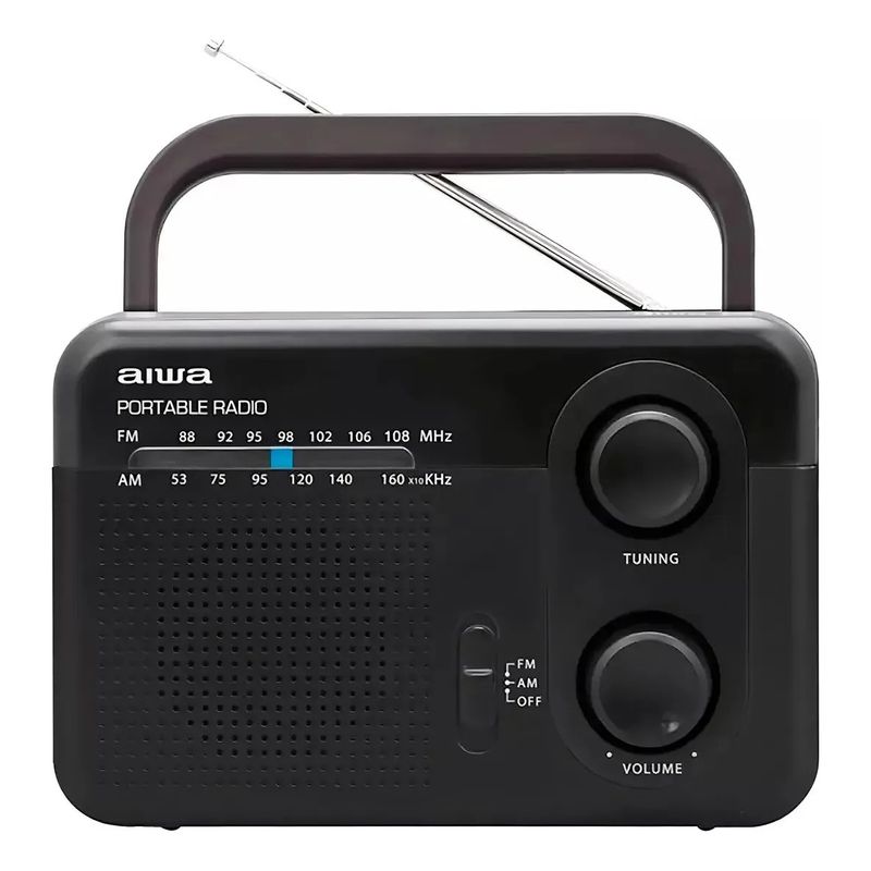 AIWA - Radio Analógico Am Fm Portátil Aiwa Awfml4 corriente pilas