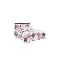 GENERICO - Cubrecama Quilt De Verano 1.5 Plaza y Media Diseños Floral