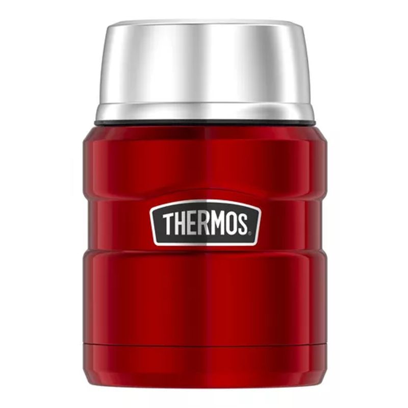 GENERICO - Termo de comida King acero inoxidable 470 ml rojo Thermos