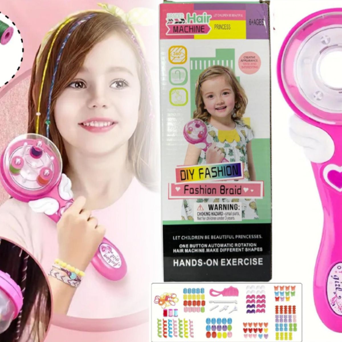 GENERICO - Trenzador De Cabello Automático Niñas Moda Belleza