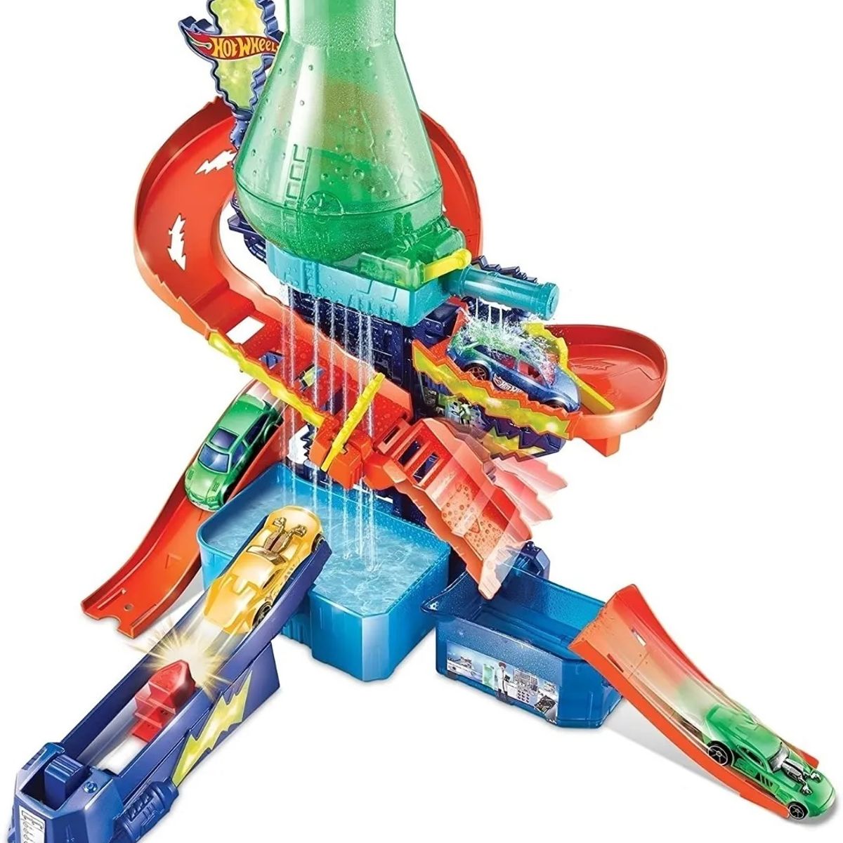HOT WHEELS - Hot Wheels  City pista Color Shifters Laboratorio Científico