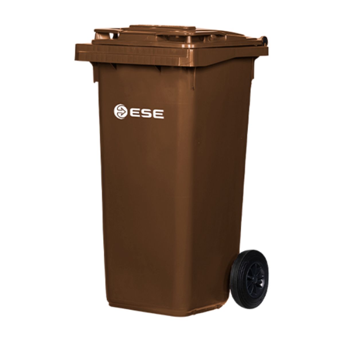 GENERICO - Contenedor de basura plástico 120 litros origen Alemán Color Cafe