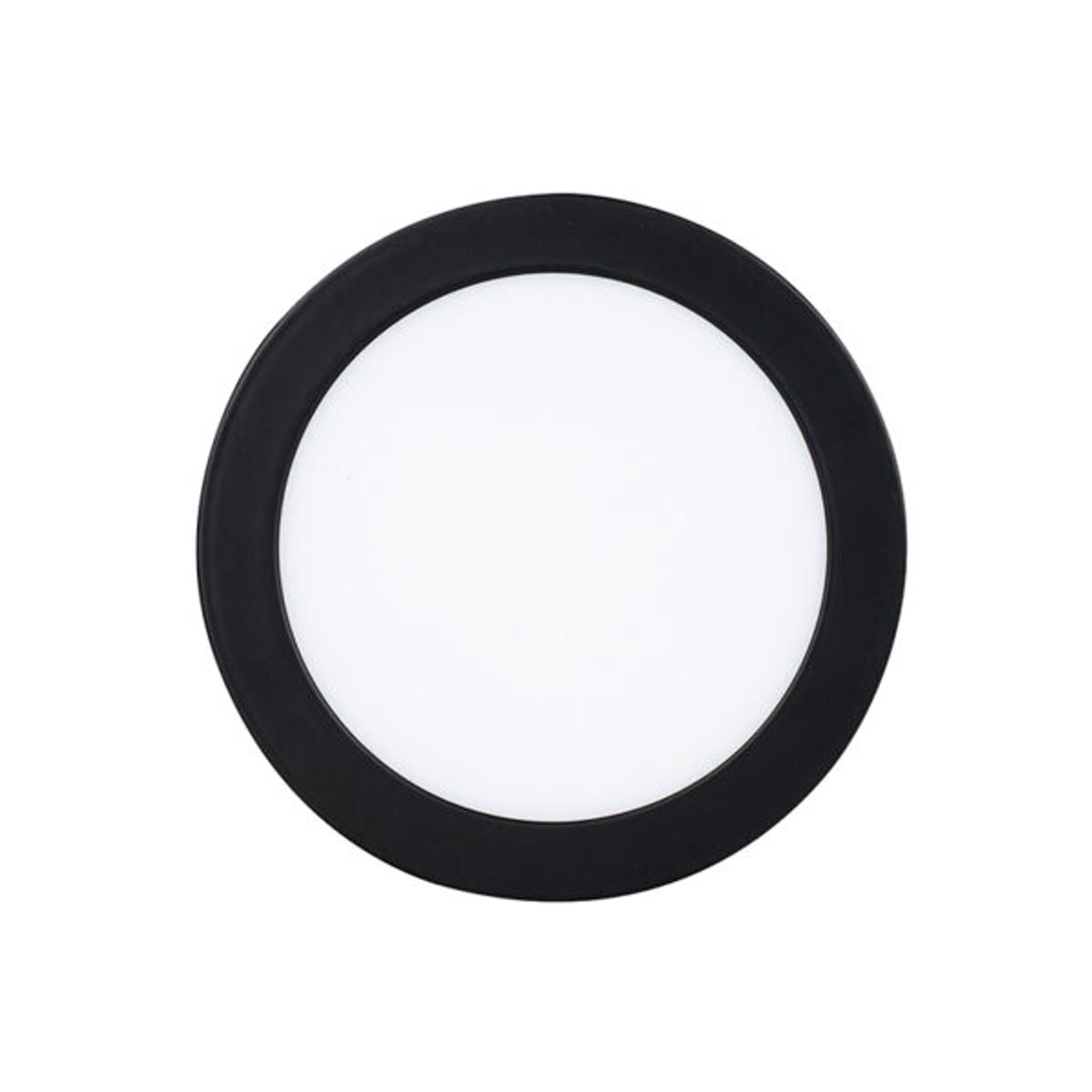 WANT - Panel ECO Redondo Sobrepuesto Negro 12W Luz Fria