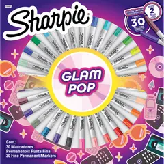 SHARPIE - Ruleta Glam Pop 30 Marcadores Edicion Limitada