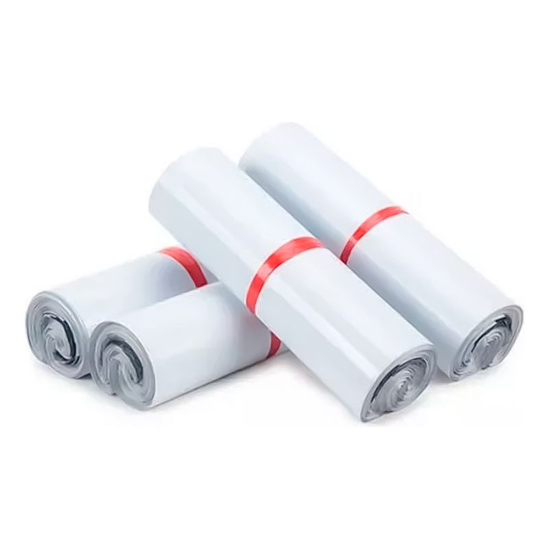 GENERICO - Pack 100 Bolsas Courier Embalaje Blanca Autoadhesivo 45x60cm