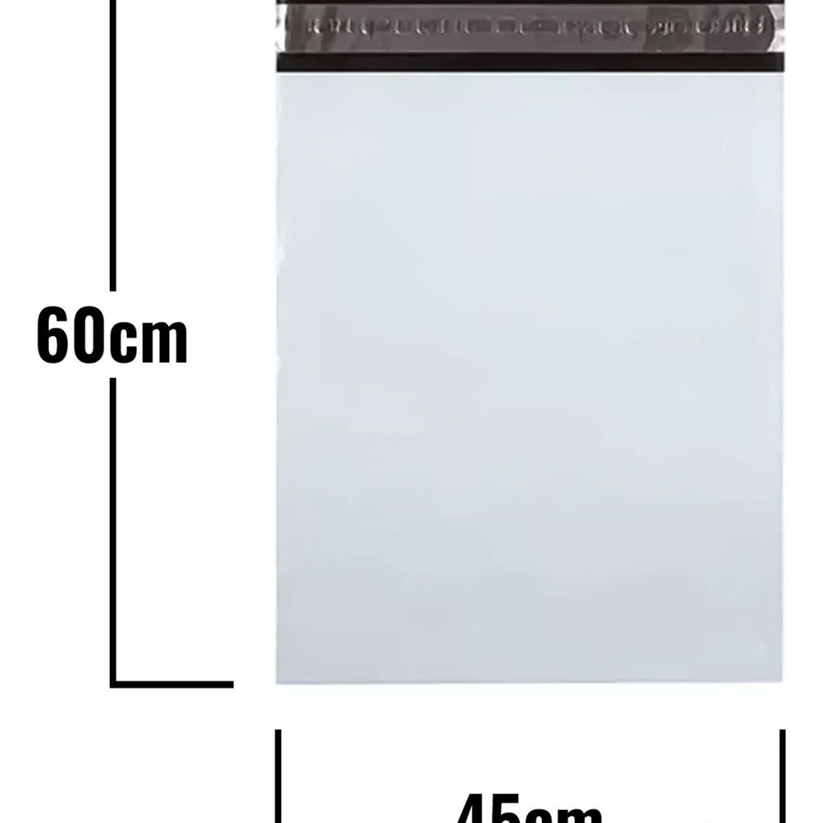 RAGNAR - Pack 100 Bolsas Courier Embalaje Blanca Autoadhesivo 45x60cm