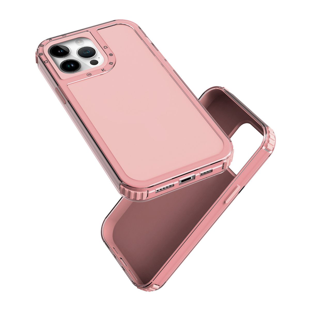 KBOD - Carcasa 360 de 3 Piezas Kbod Urban Play Para iPhone 14 Pro Max Rosa