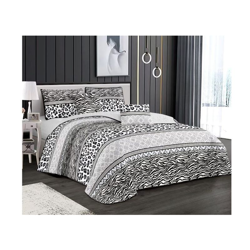 GENERICO - Cubrecama Quilt De Verano 1.5 Plaza y Media Diseños Floral