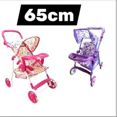 GENERICO - Coche De Juguete Para Muñecas Chico Color Rosa