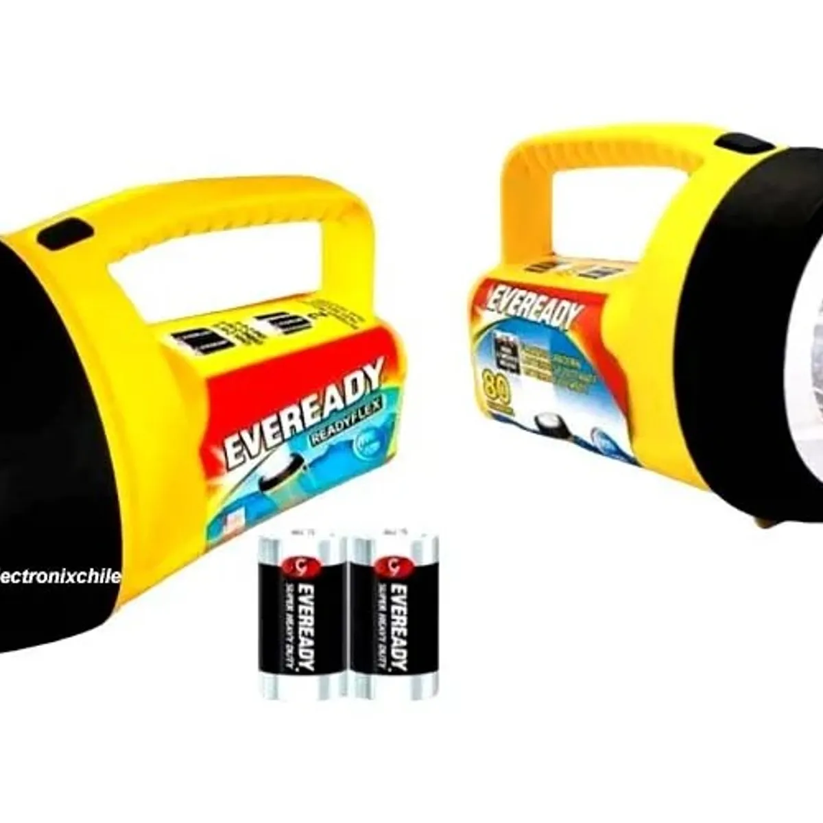 EVEREADY - Foco Led Readyflex + 2 Pilas D Eveready 140h Autonomía