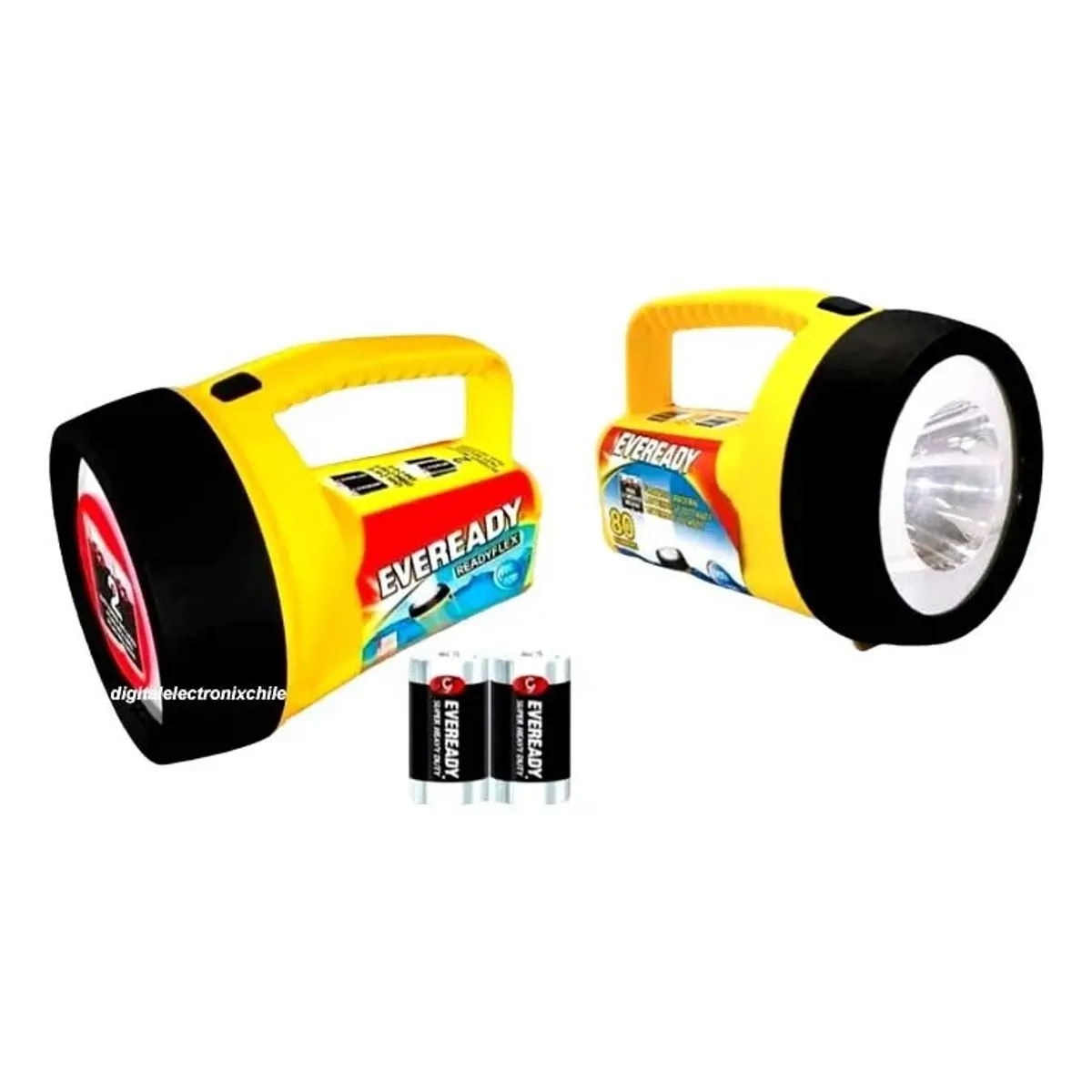EVEREADY - Foco Led Readyflex + 2 Pilas D Eveready 140h Autonomía