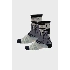 WILD LAMA - Calcetín Urbano Parque Orgánico Gris