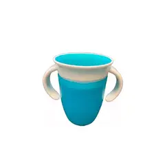 GENERICO - Vaso entrenador 360° a prueba de derrames Innovashop color azul