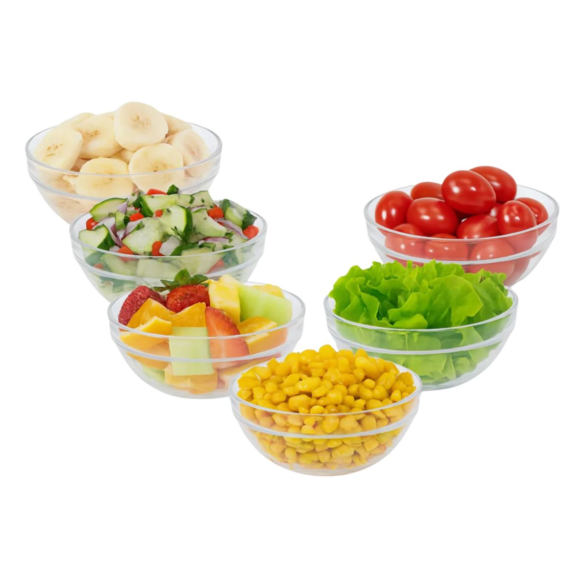 GENERICO - Bowls de Vidrio Multiuso 335 Ml Kimberley
