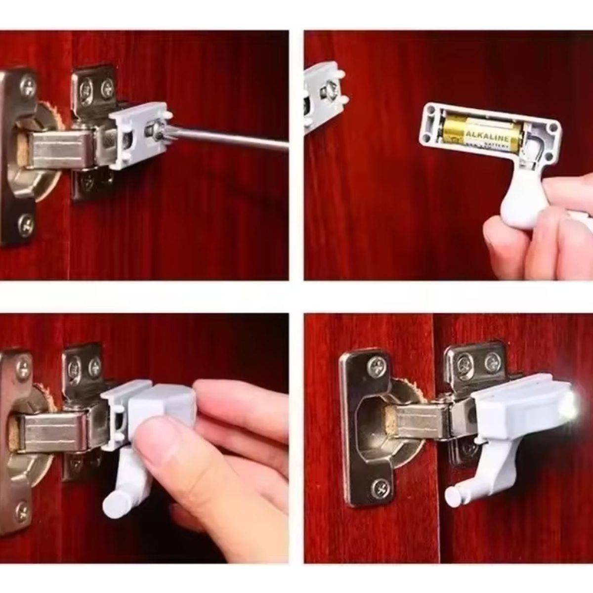 GENERICO - Luces Para Bisagra Oscuridad Mueble Y Despensa