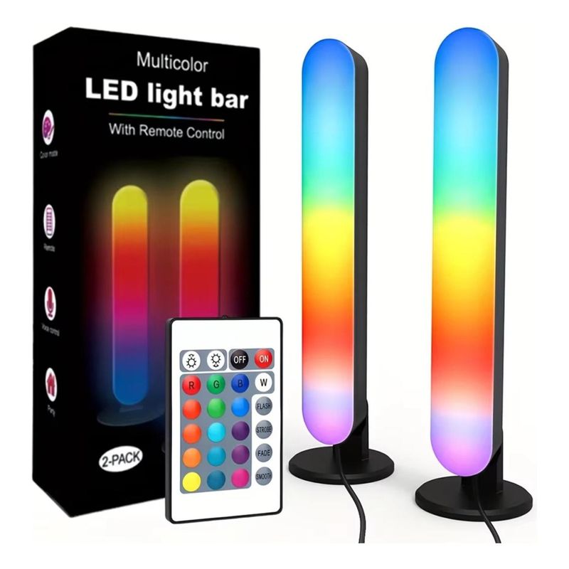 GENERICO - Luces Inteligentes Luz Led Rgb Rc Decorativa Tv Gamer