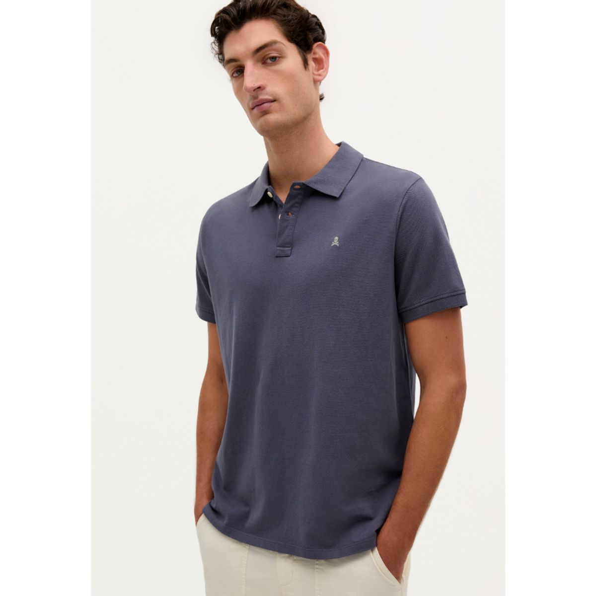 SCALPERS - POLO CALAVERA CONTRASTE