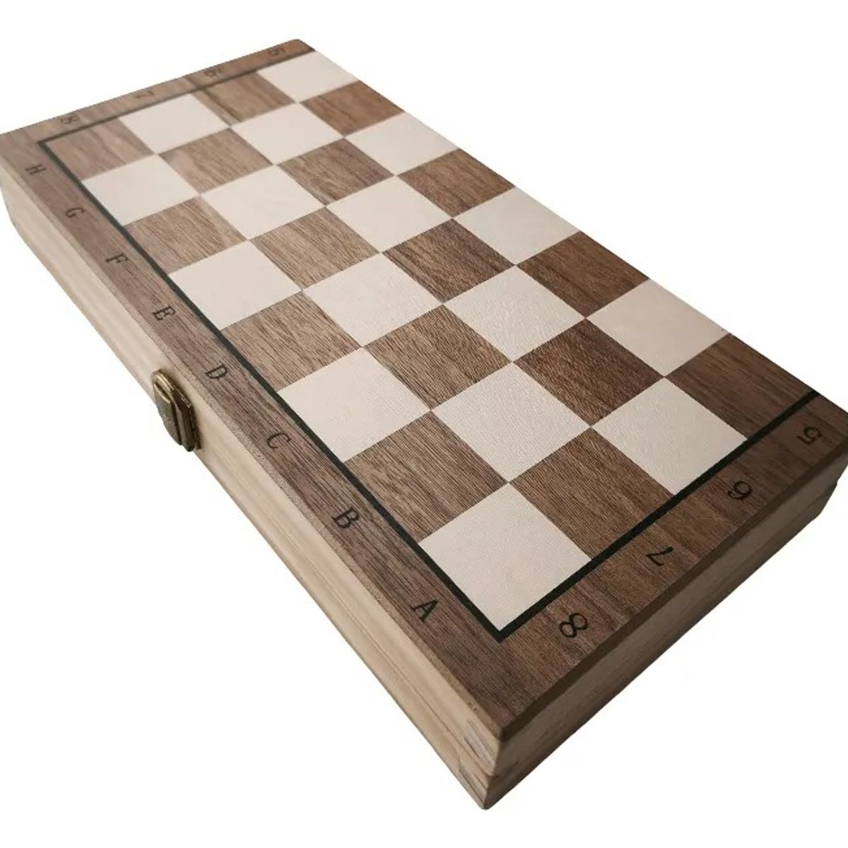 NACION AJEDREZ - Ajedrez De Madera Plegable Y Magnético Tablero 30x30cm