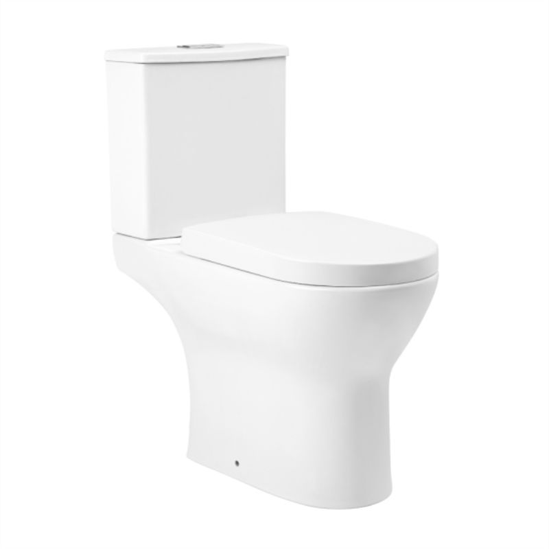 STRETTO - WC toilet a piso 30 cm 4,8 litros Acros Plus blanco