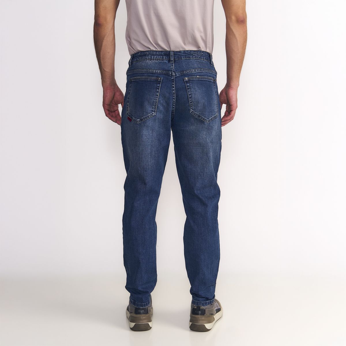 ELLUS - Ellus Jeans Hombre Rock 71 Tiro Largo Destroyed Emboss