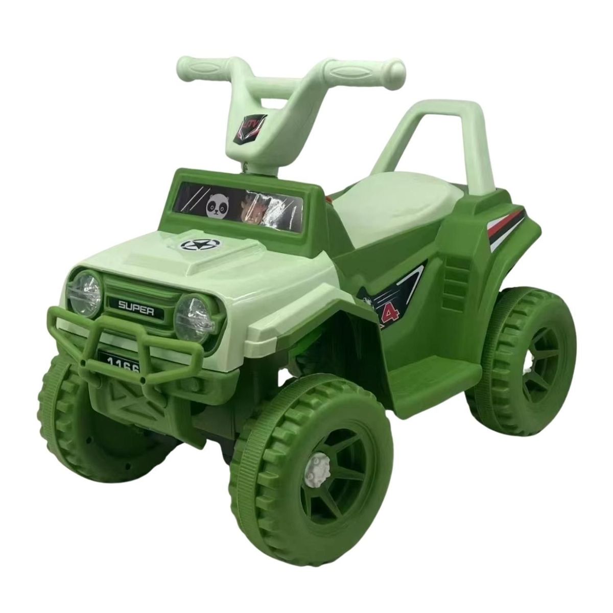 AUCKLAND OUTDOOR - Moto Electrica Bateria Jeep Niño Luz + Sonido 1166A - Verde