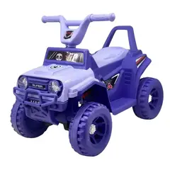 AUCKLAND OUTDOOR - Moto Electrica Bateria Jeep Niño Luz + Sonido 1166A - Violeta