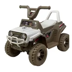 AUCKLAND OUTDOOR - Moto Electrica Bateria Jeep Niño Luz + Sonido 1166A - Cafe