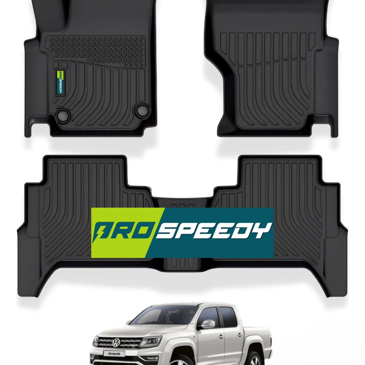 GENERICO - PISOS CALCE PERFECTO PROSPEEDY VOLKSWAGEN AMAROK SIN PORTAVASO