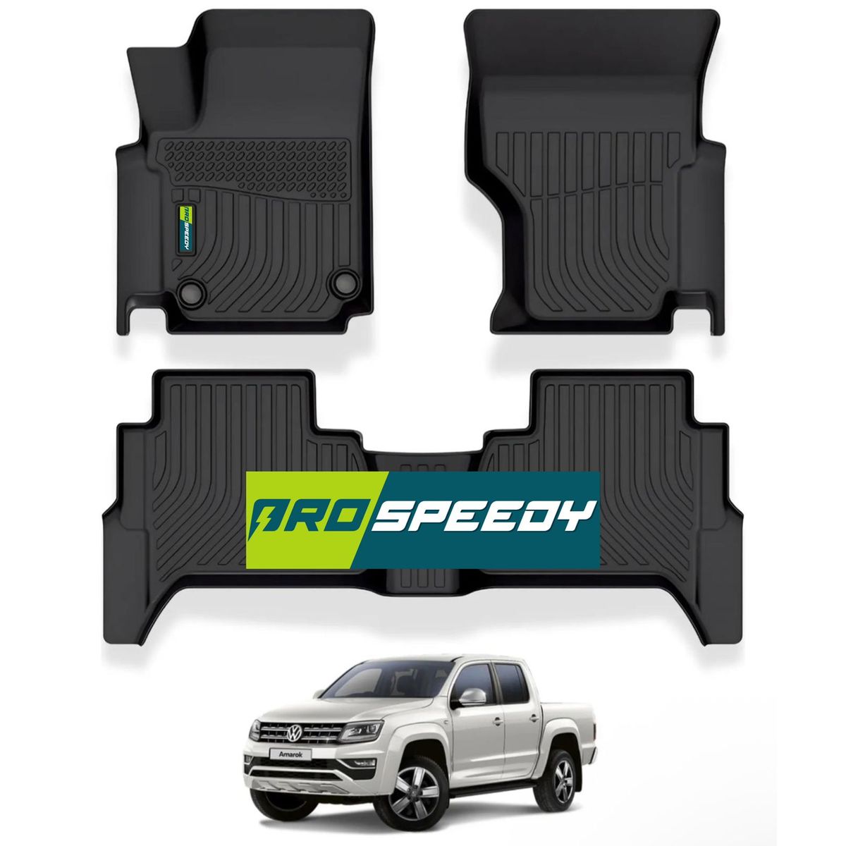 GENERICO - PISOS CALCE PERFECTO PROSPEEDY VOLKSWAGEN AMAROK SIN PORTAVASO