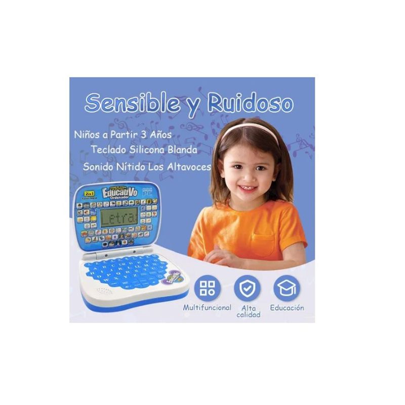 OFERTABKN - Laptop De Juguete Didáctica Educativa Con Pantalla