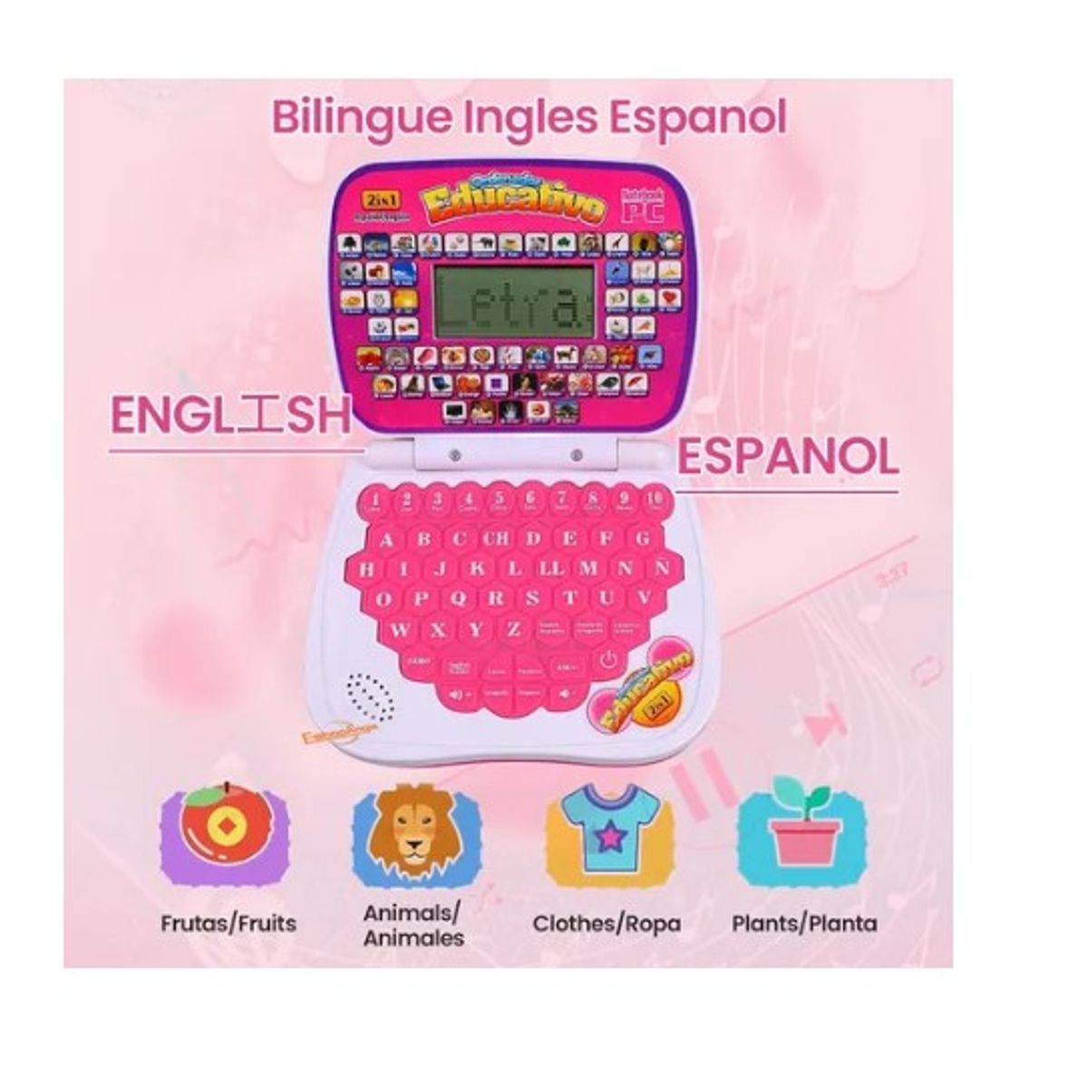 OFERTABKN - Laptop De Juguete Didáctica Educativa Con Pantalla