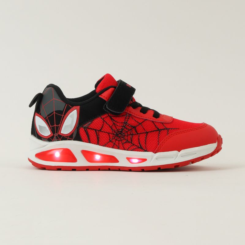 MARVEL - Zapatilla Con Luces Niño Spiderman Ojos Rojo Marvel