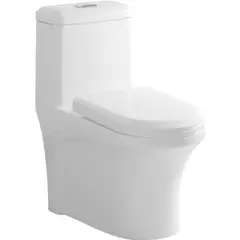 SENSI DACQUA - WC One Piece a piso 30 cm 7 litros Roma blanco