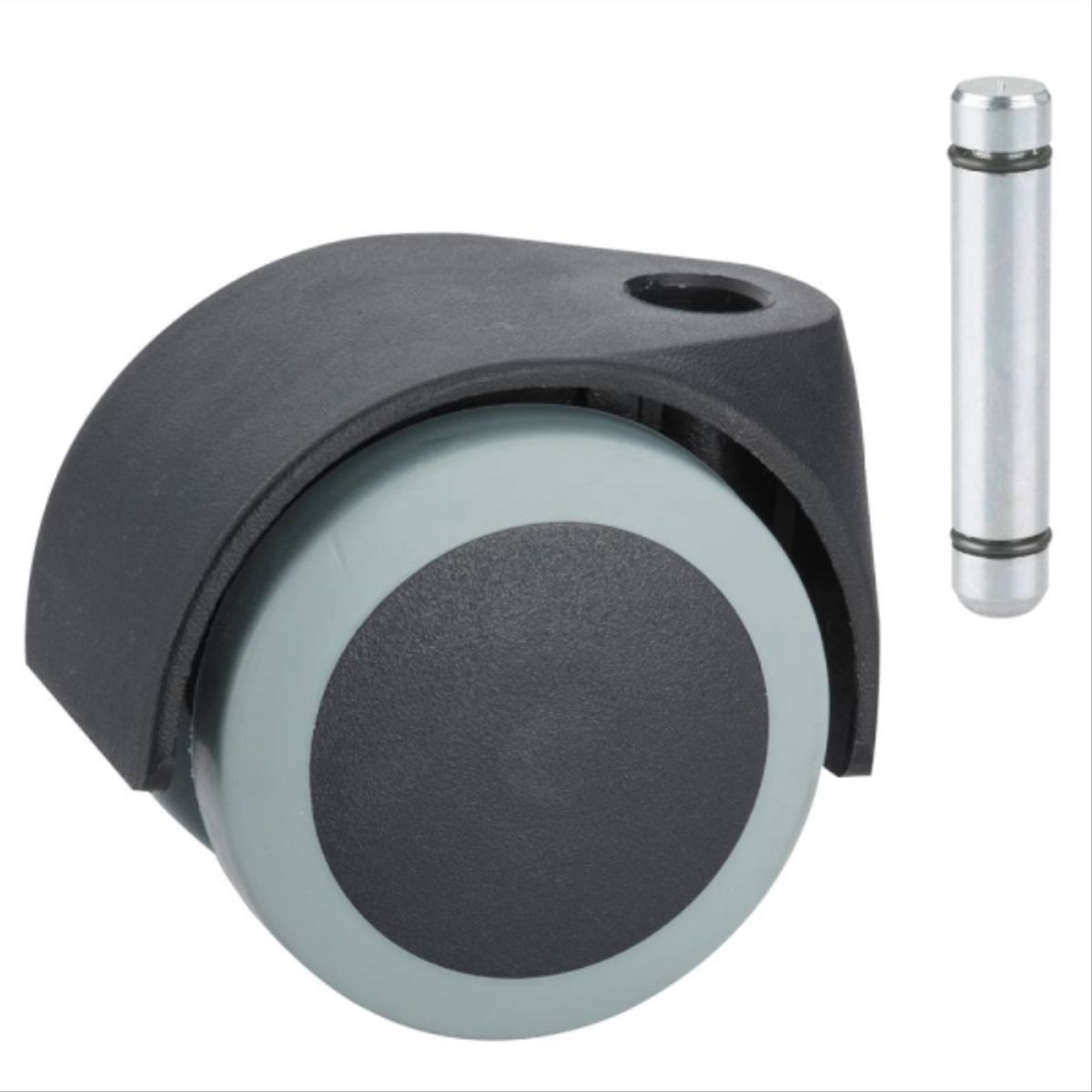 KUTZ - Rueda Giratoria con freno 50mm TPE 40kg Uso Doméstico