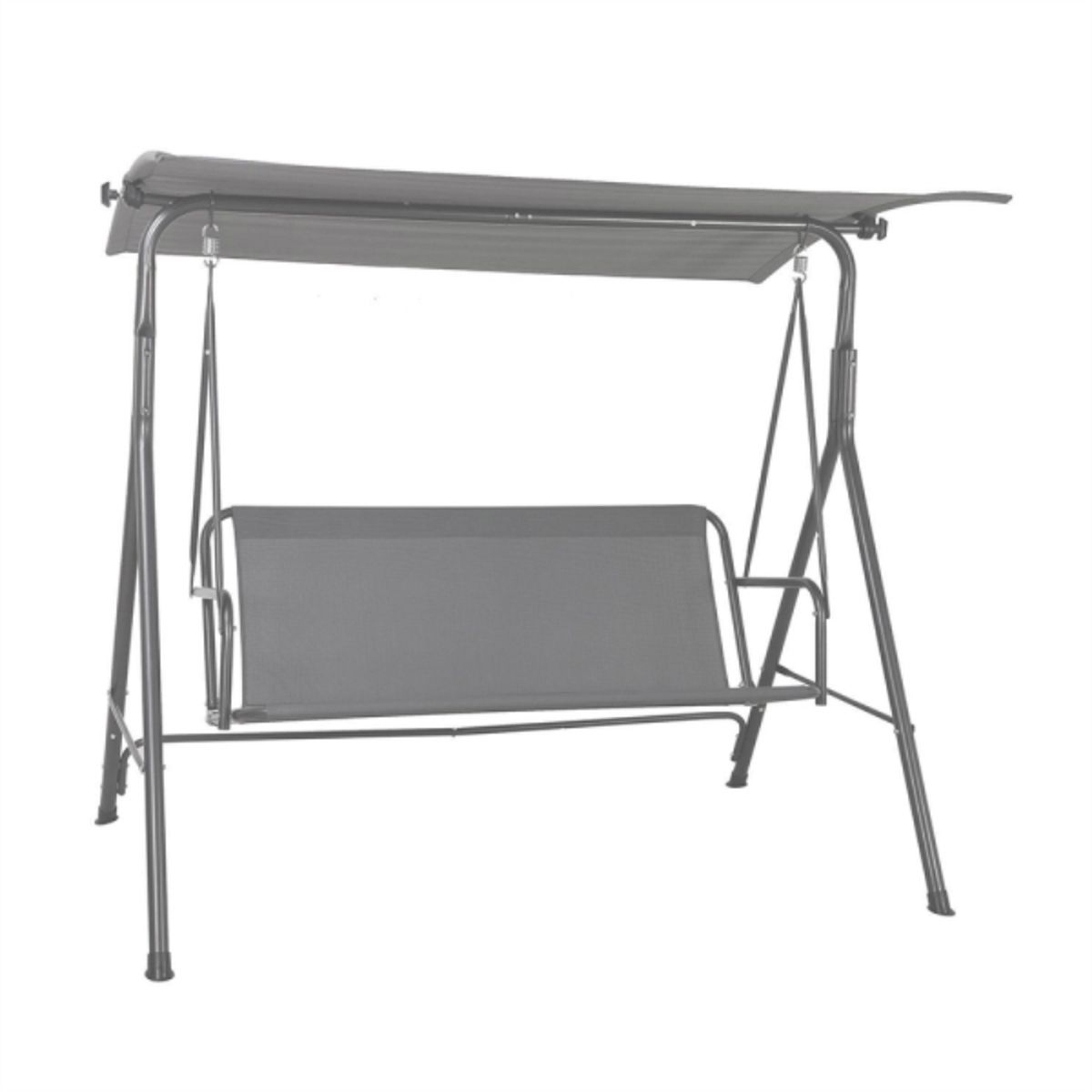 JUST HOME - Sillon columpio 3 personas polyester