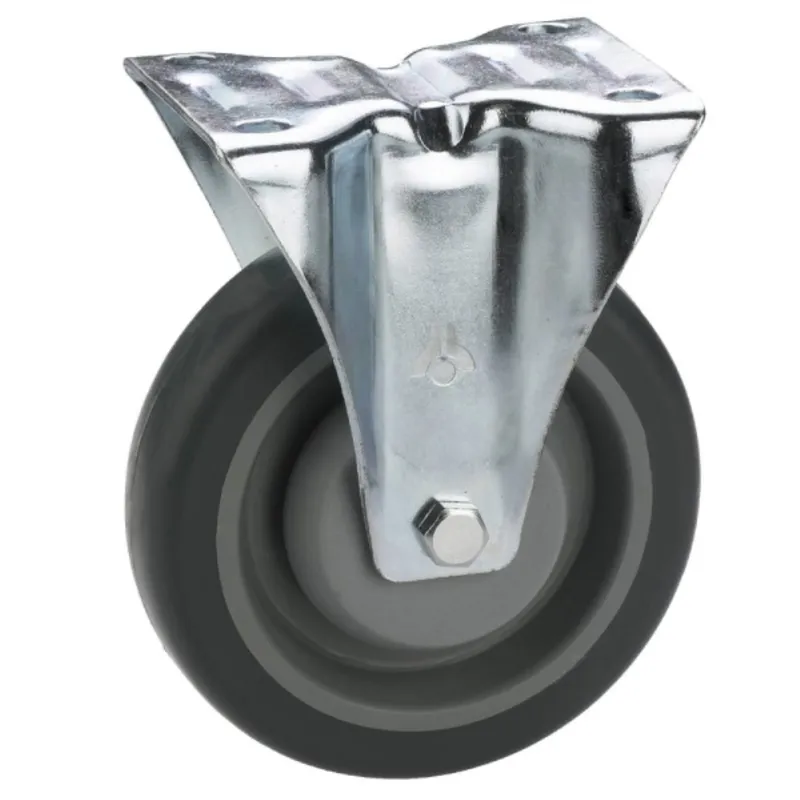 KUTZ - Rueda Fija 100mm TPE 150kg Uso Industrial