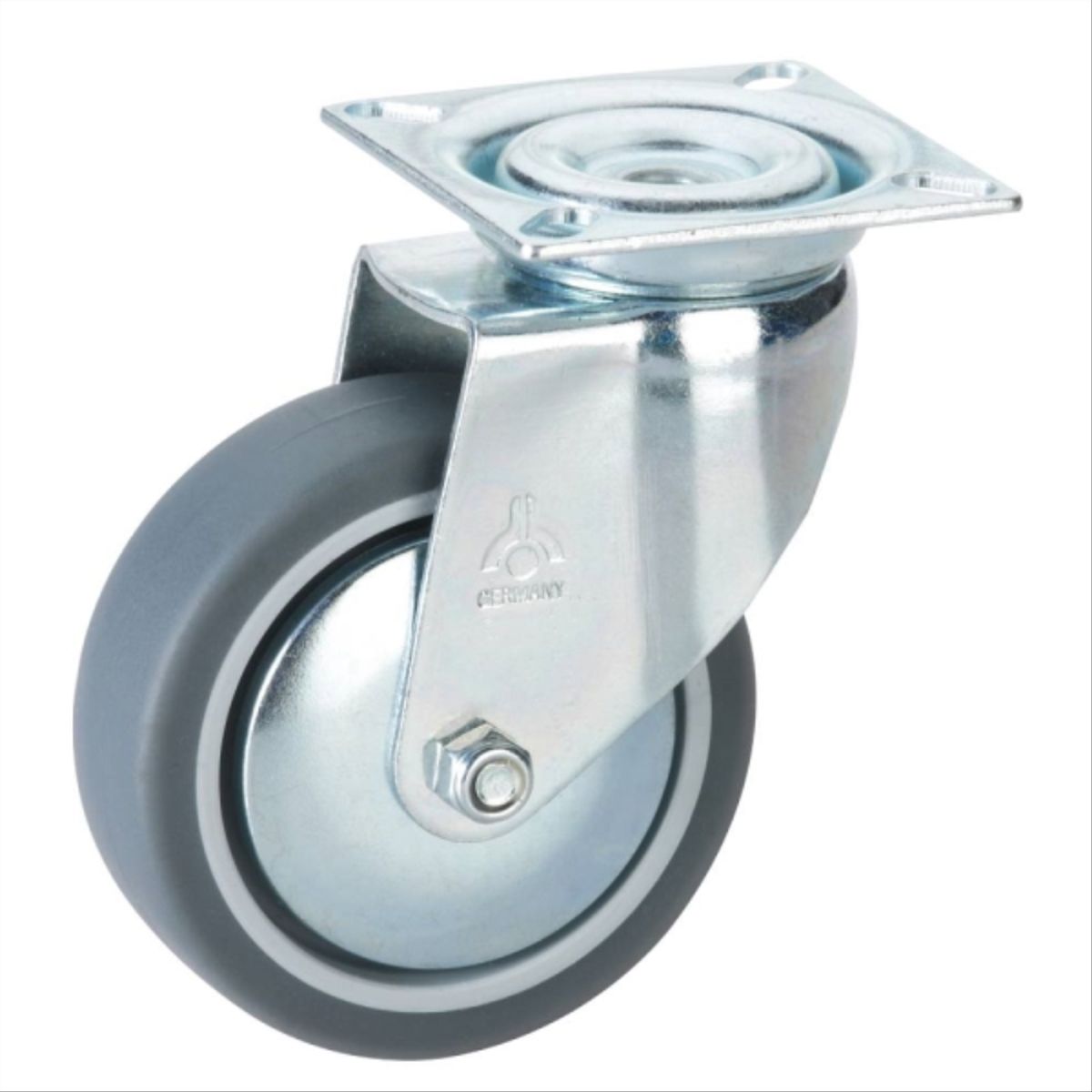 KUTZ - Rueda Giratoria 75mm TPE 50kg Uso Industrial