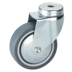 KUTZ - Rueda Giratoria 75mm TPE 50kg Uso Industrial